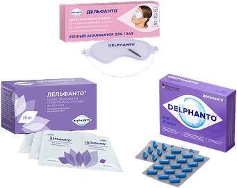 Дельфанто® набор: капсулы, теплый аппликатор и салфетки